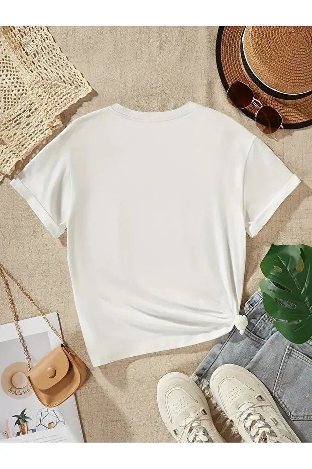 Детская футболка для девочек с принтом Yellow Lilac Kuromi Let'S Wear, White — фото 4