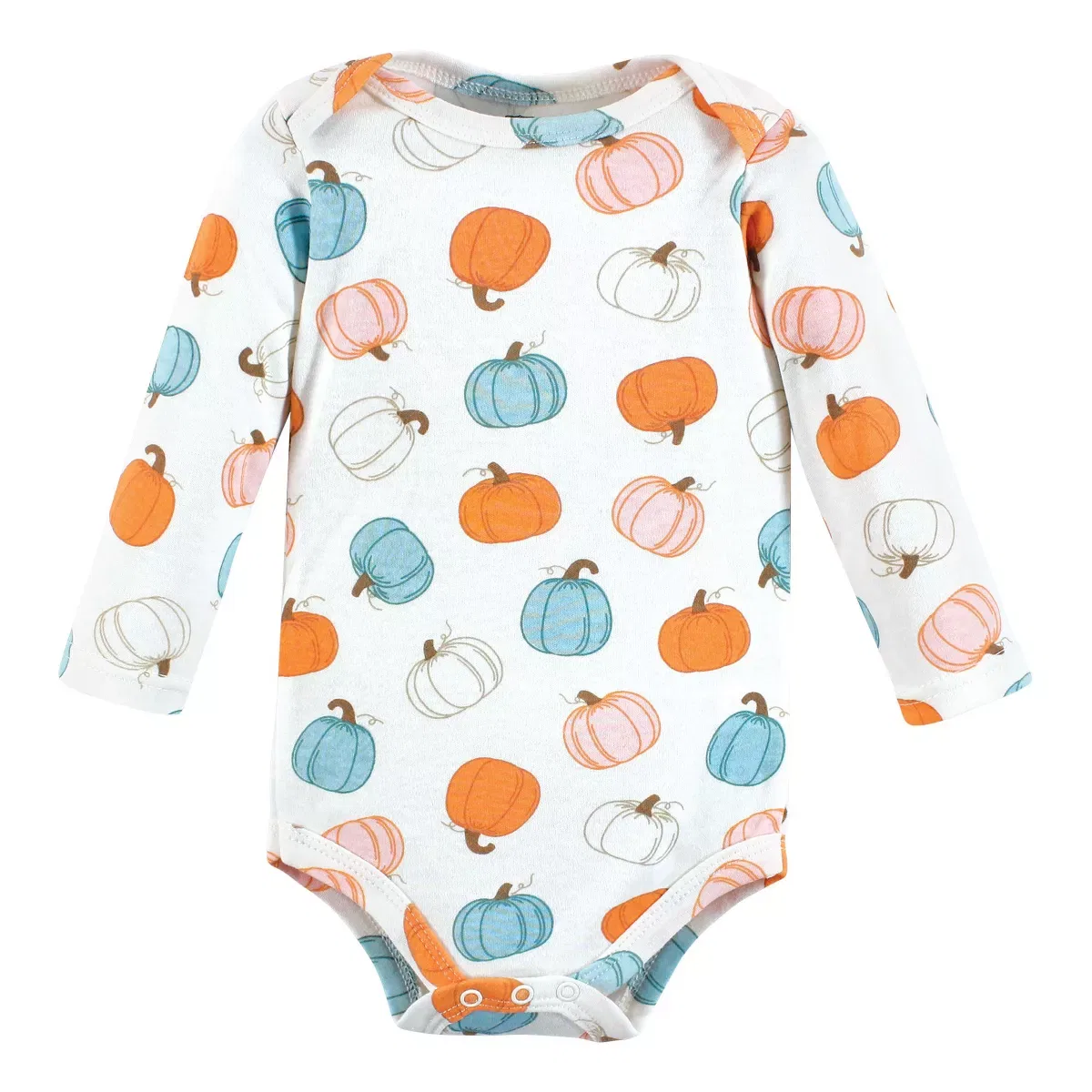Детский боди-комбинезон с длинным рукавом комплект 7 штук Happy Fall Hudson Baby, Happy Fall 7-Pack — фото 4