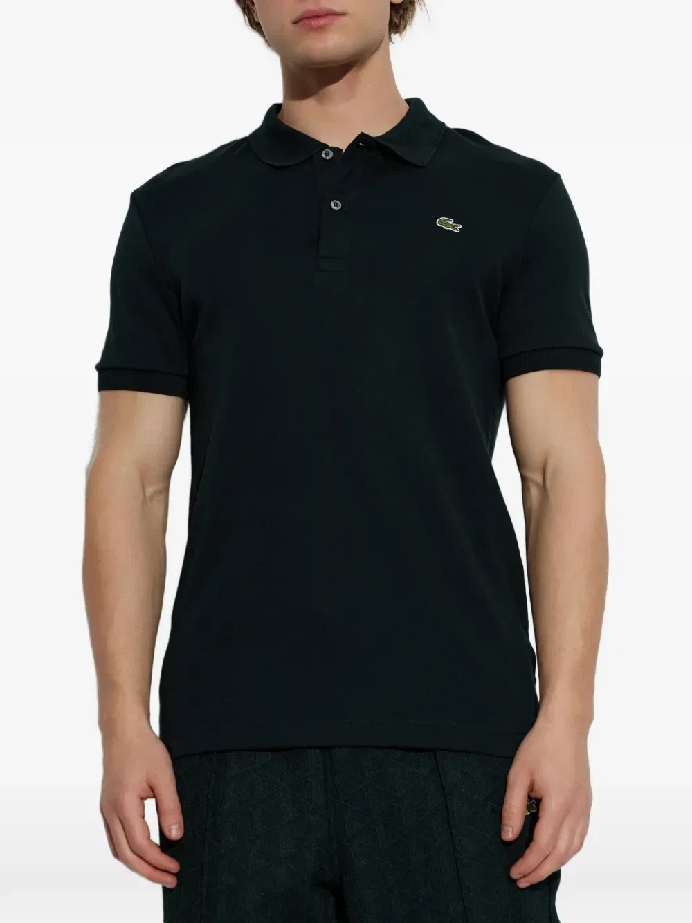 Футболка-поло с нашивкой-логотипом Lacoste, зеленый — фото 3