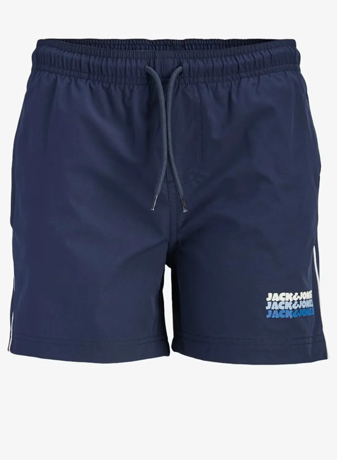 Шорты для плавания с логотипом и завязками Jack & Jones Junior, темно-синий