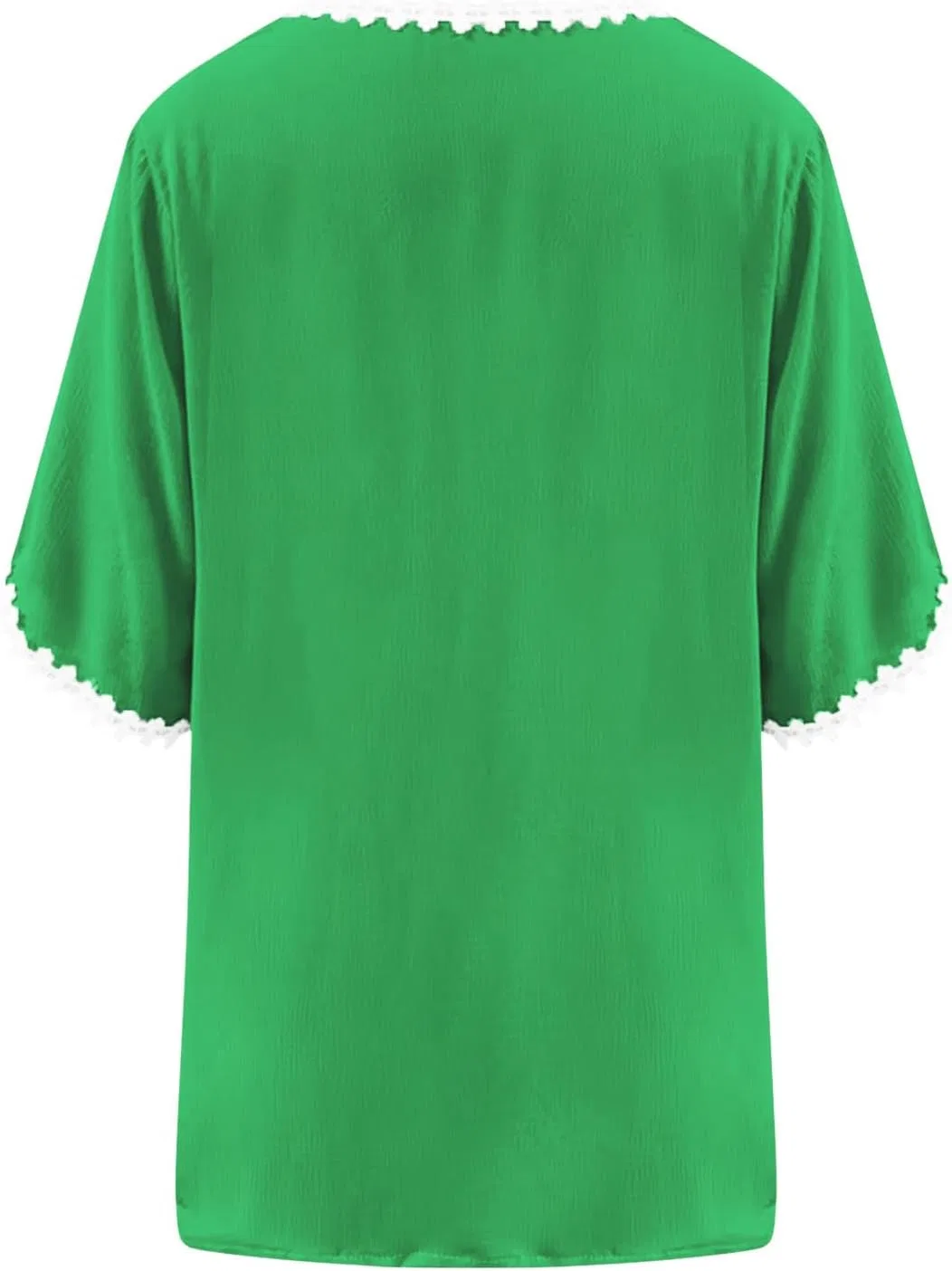 Женская пляжная накидка-кимоно с открытым передом, Mint Green — фото 4