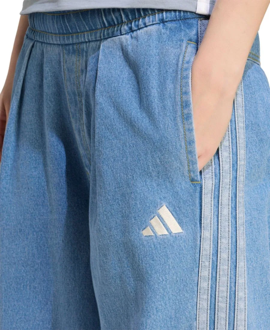 Джинсовые брюки свободного кроя Stadium Washed Denim Loose Fit Pants adidas, Crystal Sky — фото 3