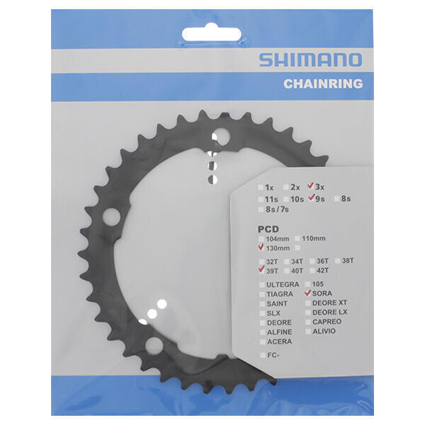 

Цепное кольцо для защиты цепи Shimano Sora Fc-R3030, черный / черный / черный