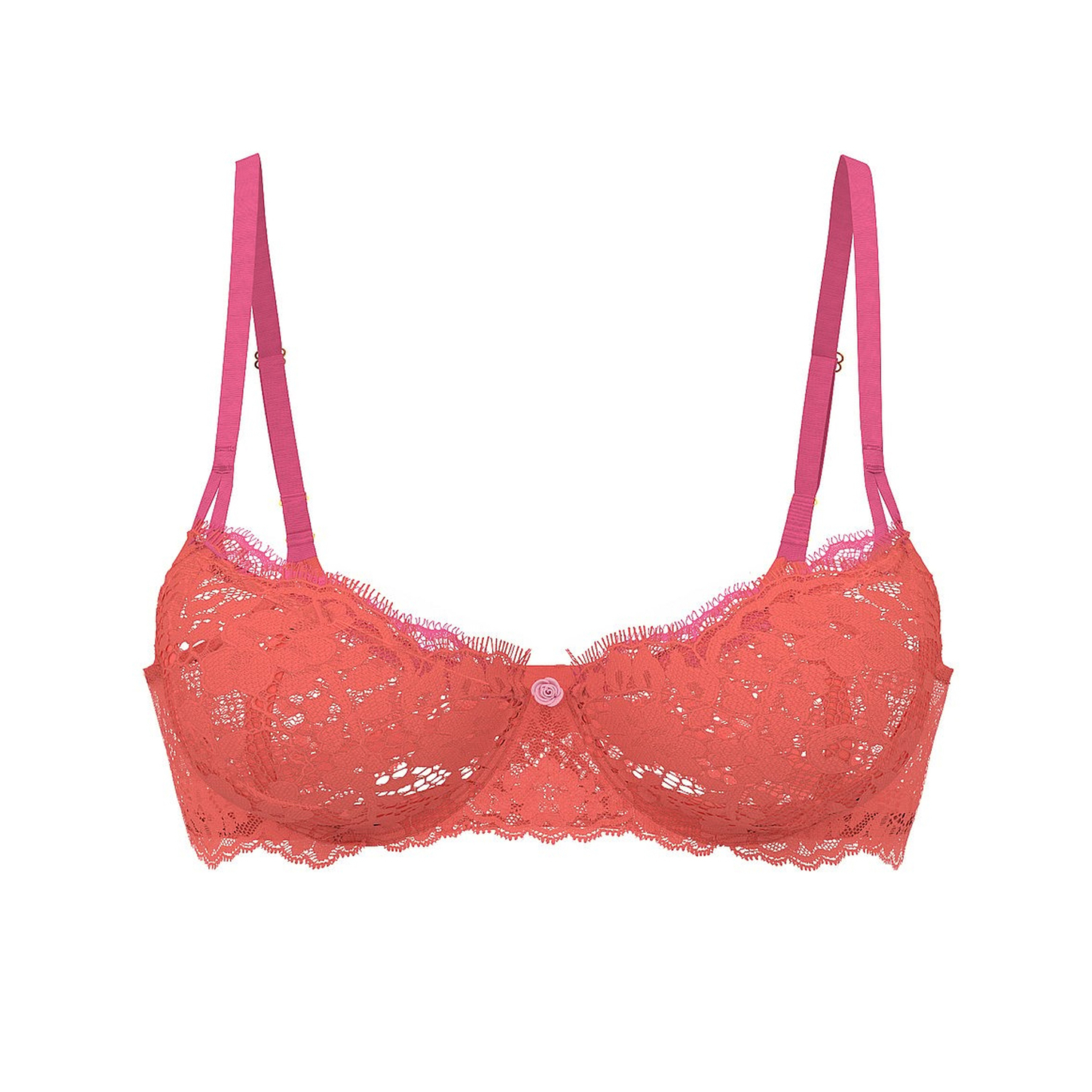 

Бюстгальтер Victoria's Secret Wicked Lace Unlined Balconette, персиковый, Оранжевый, Бюстгальтер Victoria's Secret Wicked Lace Unlined Balconette, персиковый
