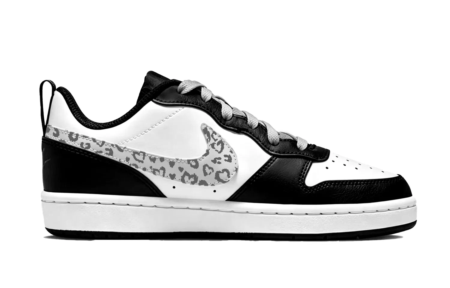 Детские кроссовки для скейтбординга Nike Court Borough 2, Light Gray — фото 3