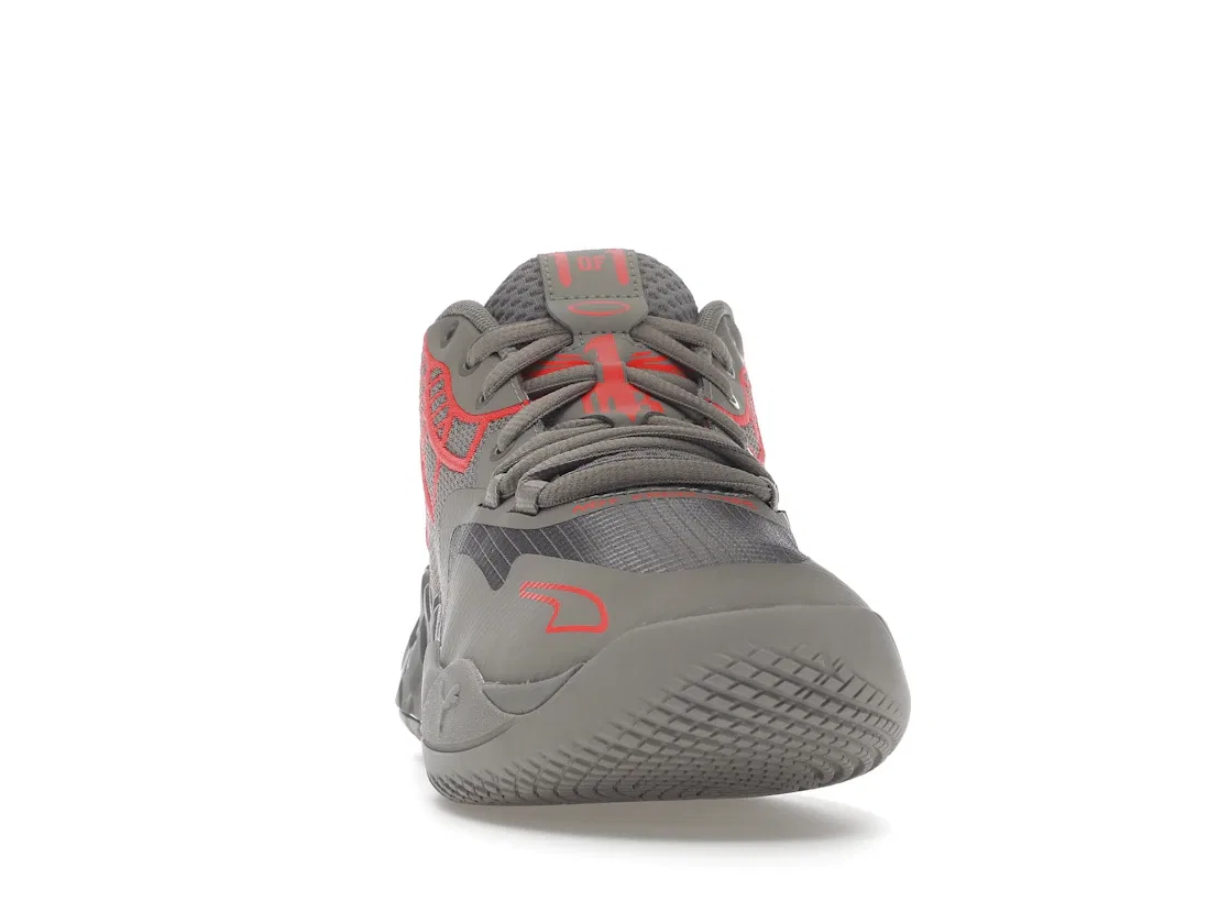 Детские кроссовки для мальчиков с дизайном Puma LaMelo Ball MB.01 Puma, Rock Ridge Red Blast — фото 2