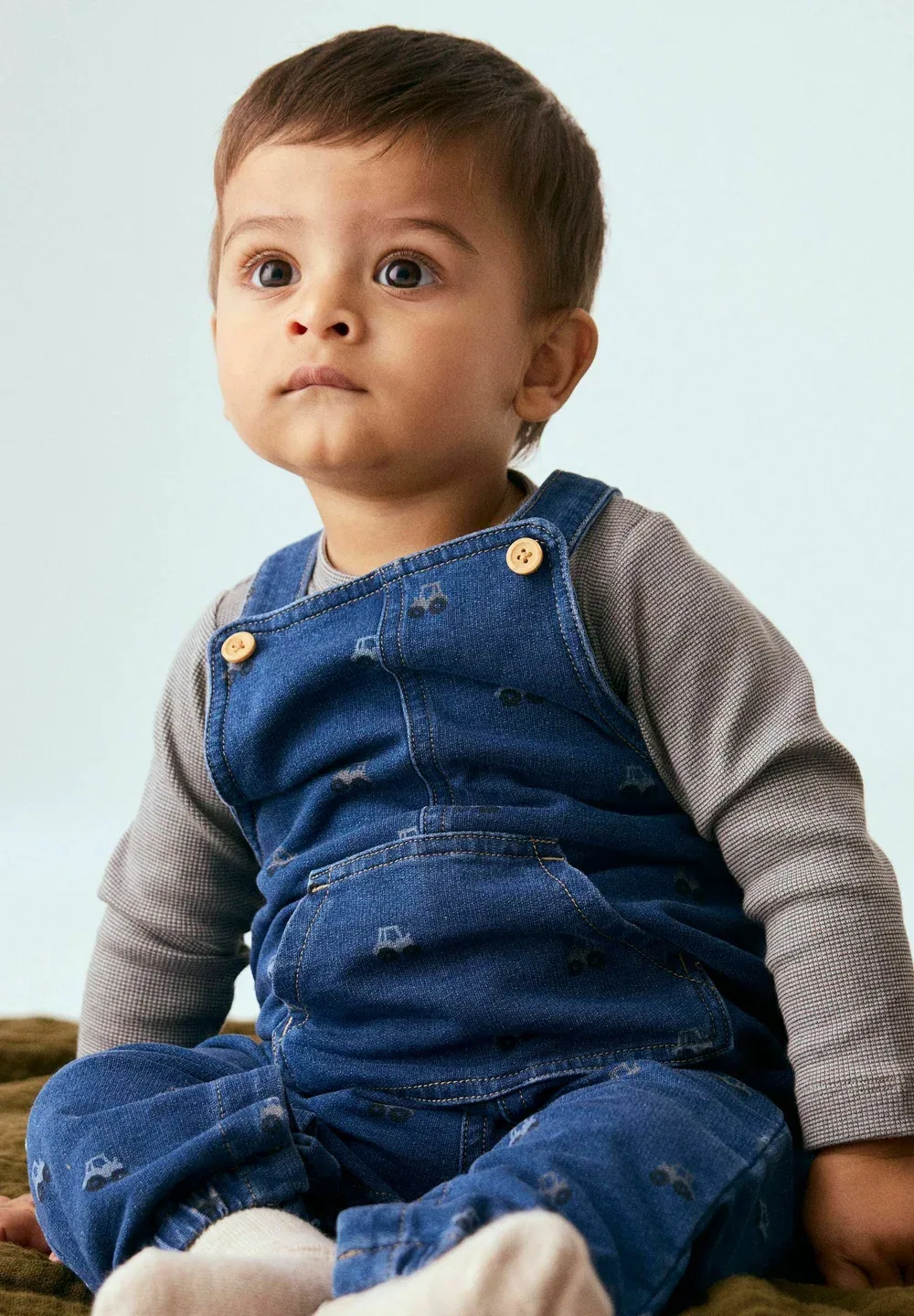 Комбинезон, облегающий фигуру - джинсовый комбинезон Name It, Dark Blue Denim — фото 2