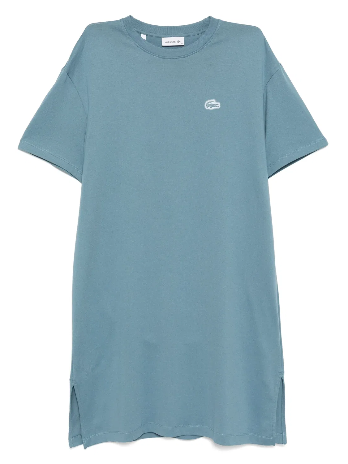 Платье-футболка из джерси Lacoste, аквамариновый