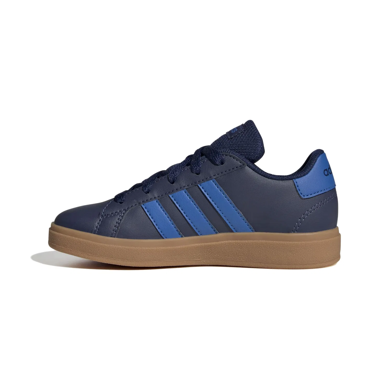 Детские кроссовки для мальчиков с цельной подошвой Grand Court Lifestyle Tennis Lace-up Adidas, Dark Blue Bright Royal Gum10