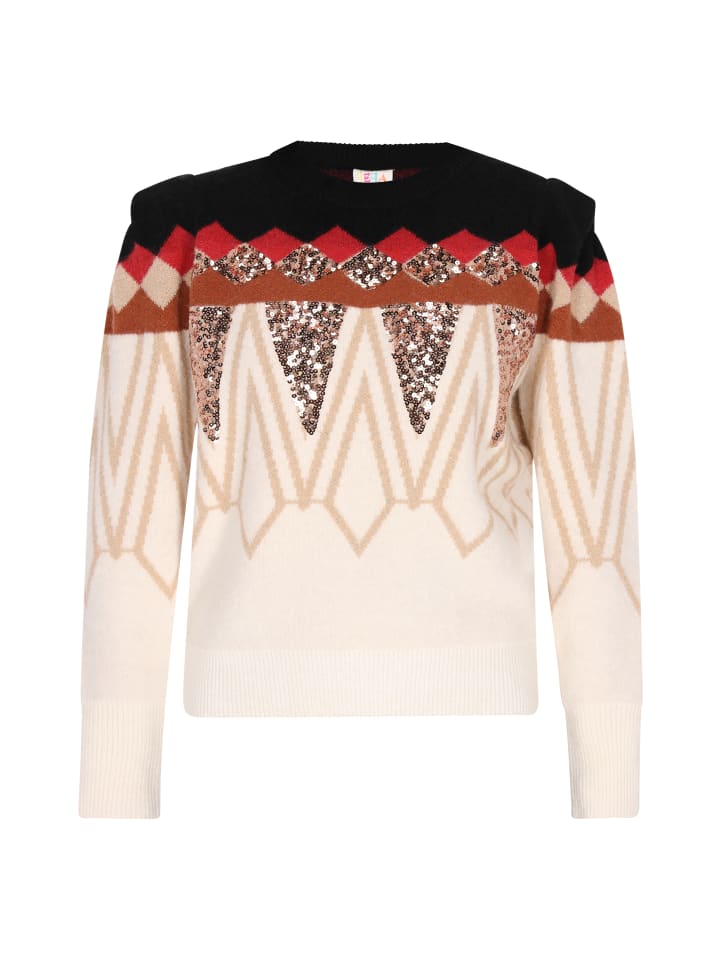 

Пуловер IZIA Pullover, цвет Rot Mehrfarbig