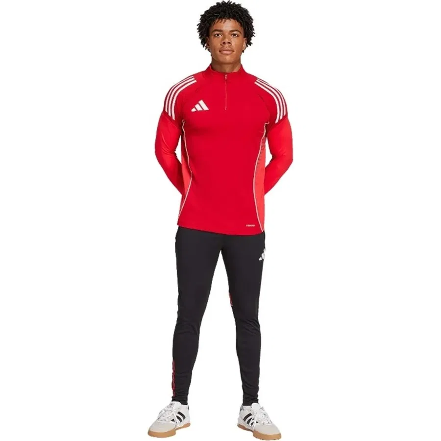Спортивный свитшот с высоким воротником adidas TIRO25C Tr Top, Красный — фото 4