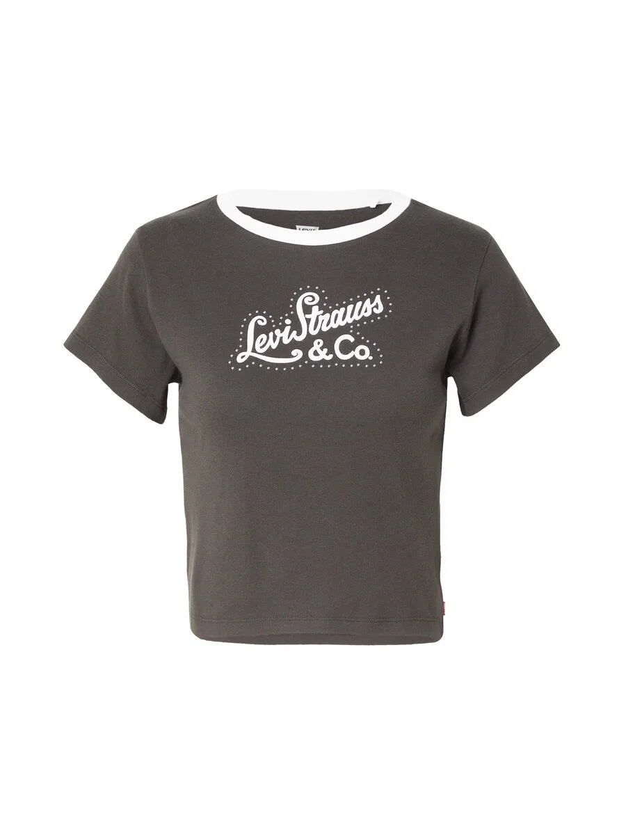 Футболка LEVI'S Graphic Essential Sporty черного цвета