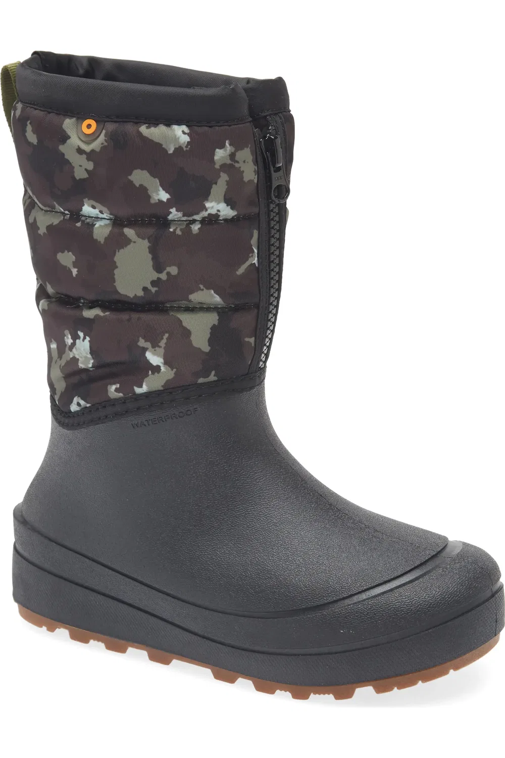 Детские ботинки водонепроницаемые с меховой подкладкой Snow Shell Bogs, Black Multi