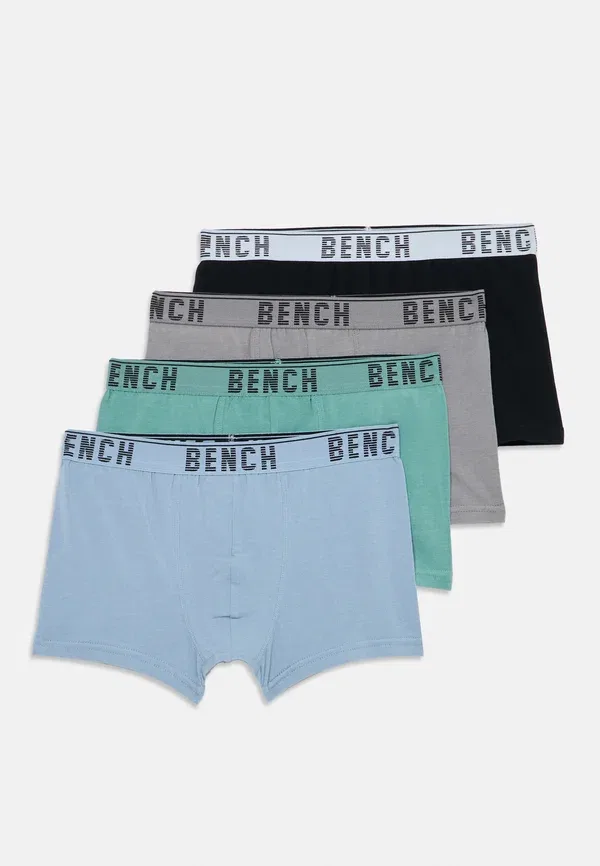 Комплект из 4 боксерских трусов Bench, черный/синий/серый