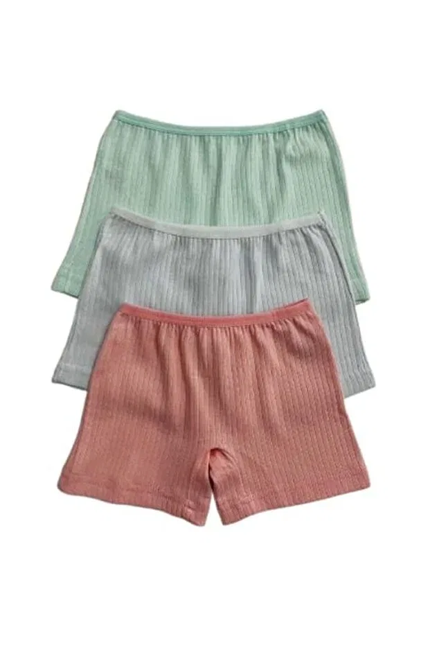Детские боксеры для мальчиков хлопковые 3-предметный набор Elmas Kids, Pink-White-Aqua Green