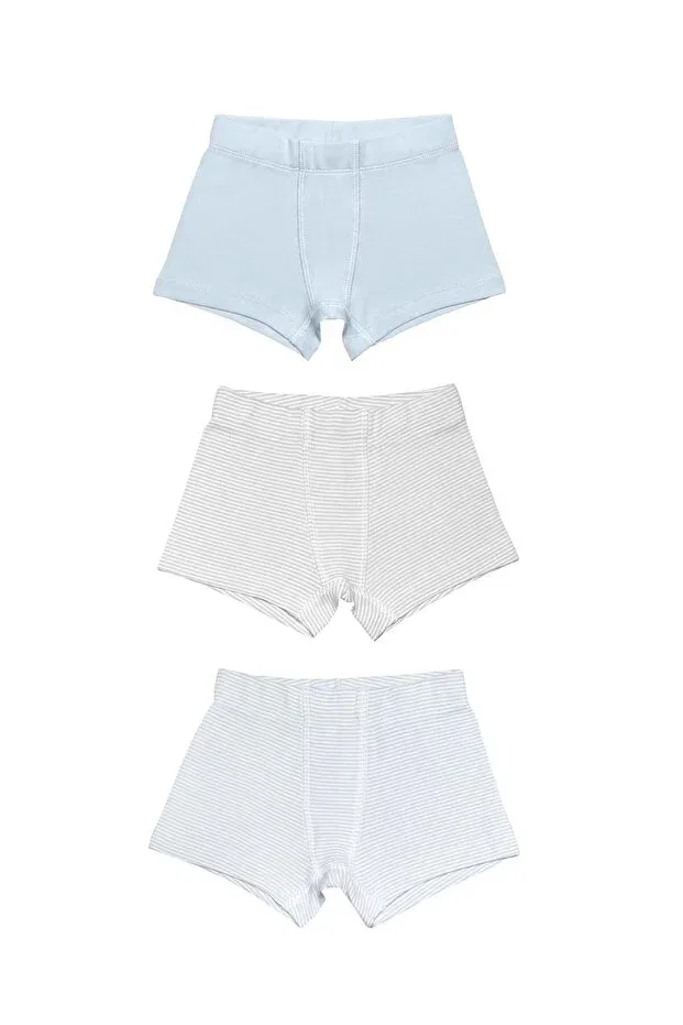 Детские боксеры для мальчиков хлопковые Органик Kids, Turquoise Organickid — фото 2