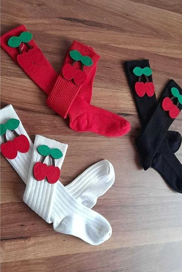 Детские носочки для новорожденных хлопковые Özkardeşler Baby, Red White Black