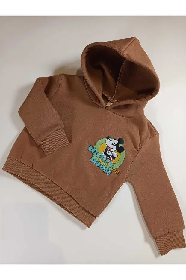 Детский комплект спортивного костюма для мальчиков Modest Ilo, Brown — фото 4