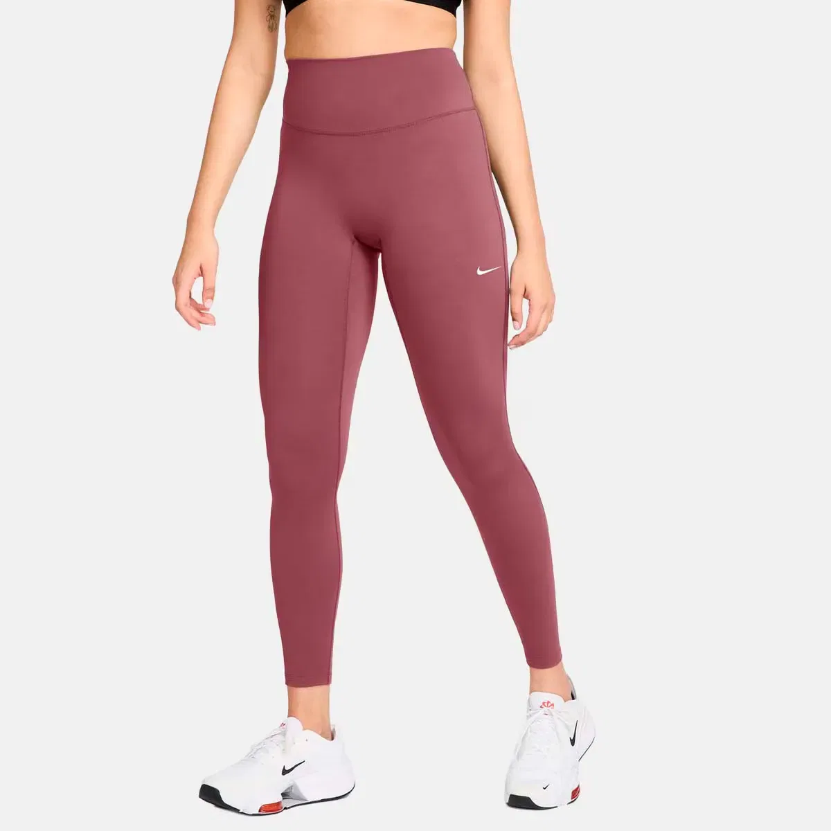 Женские леггинсы с длинными штанинами Nike One HR Tight Useam, Красный