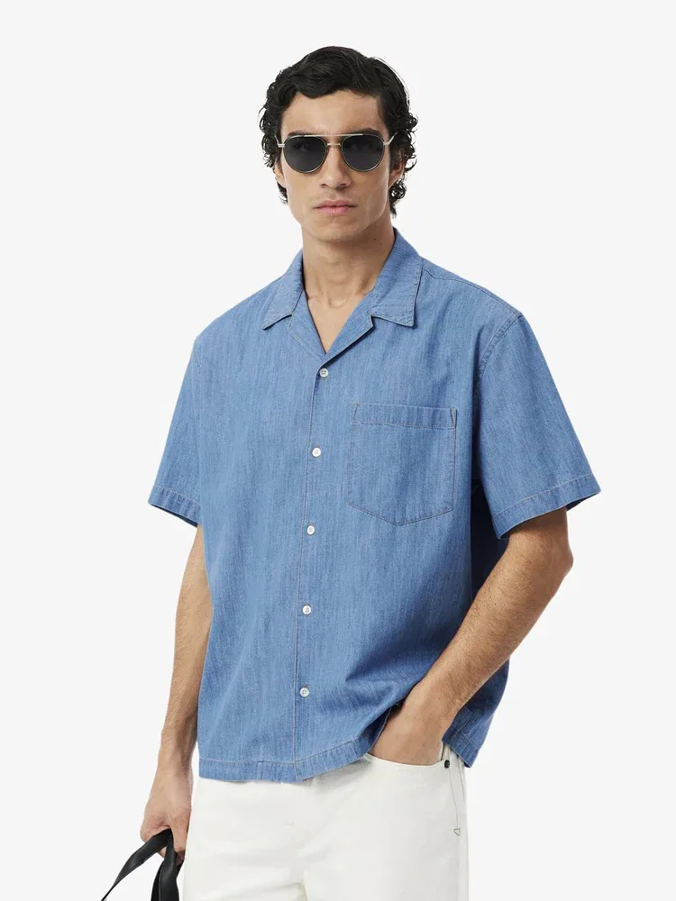 Футболка поло с вышивкой LACOSTE, Royal Blue