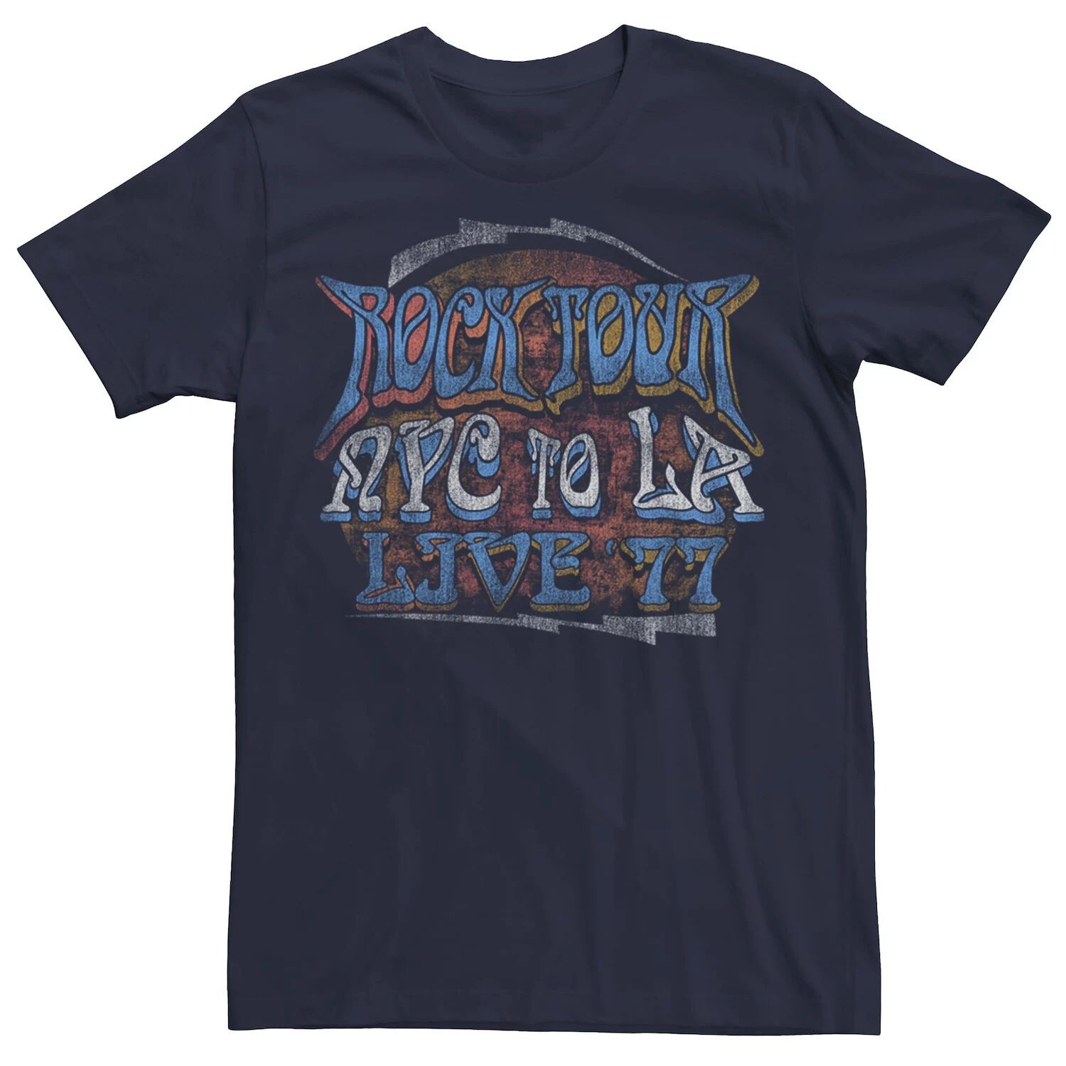 

Мужская футболка Trendy Live 77 Vintage Rock Tour Licensed Character