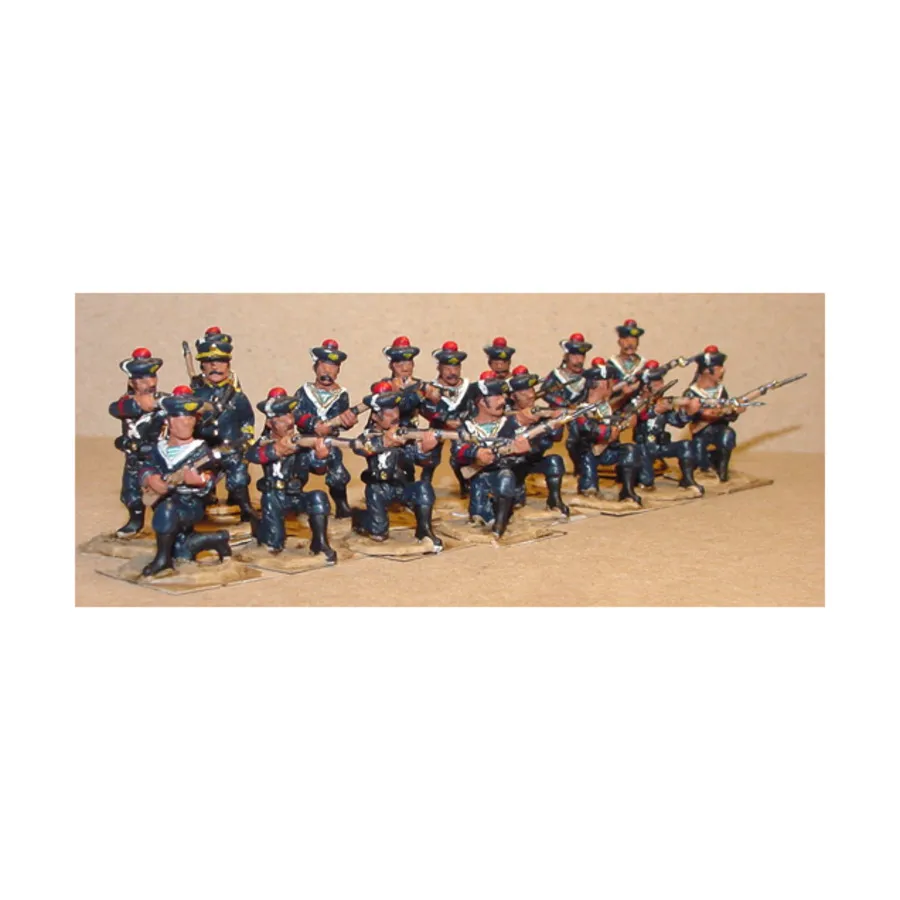

Десант французских моряков - смешанный набор (28 мм), Colonial Wars Troops (28mm) (Reviresco)