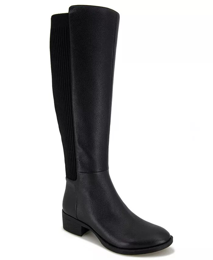 Женские сапоги Levon Wide Shaft Tall до колена - Увеличенная ширина Kenneth Cole New York, черный