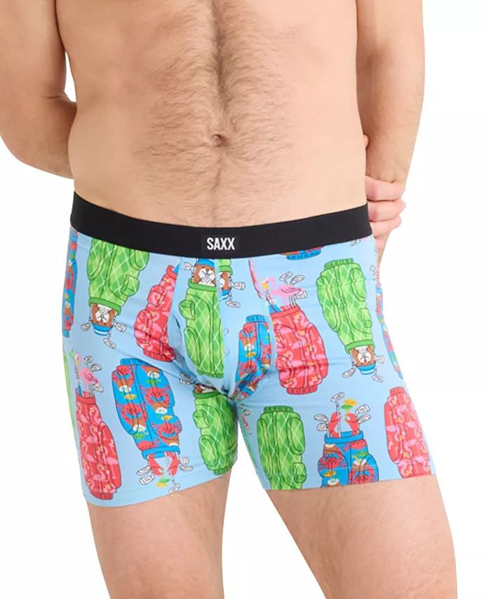 

Мужские боксеры Daytripper Relaxed-Fit с влагоотводящим эффектом и принтом SAXX, синий