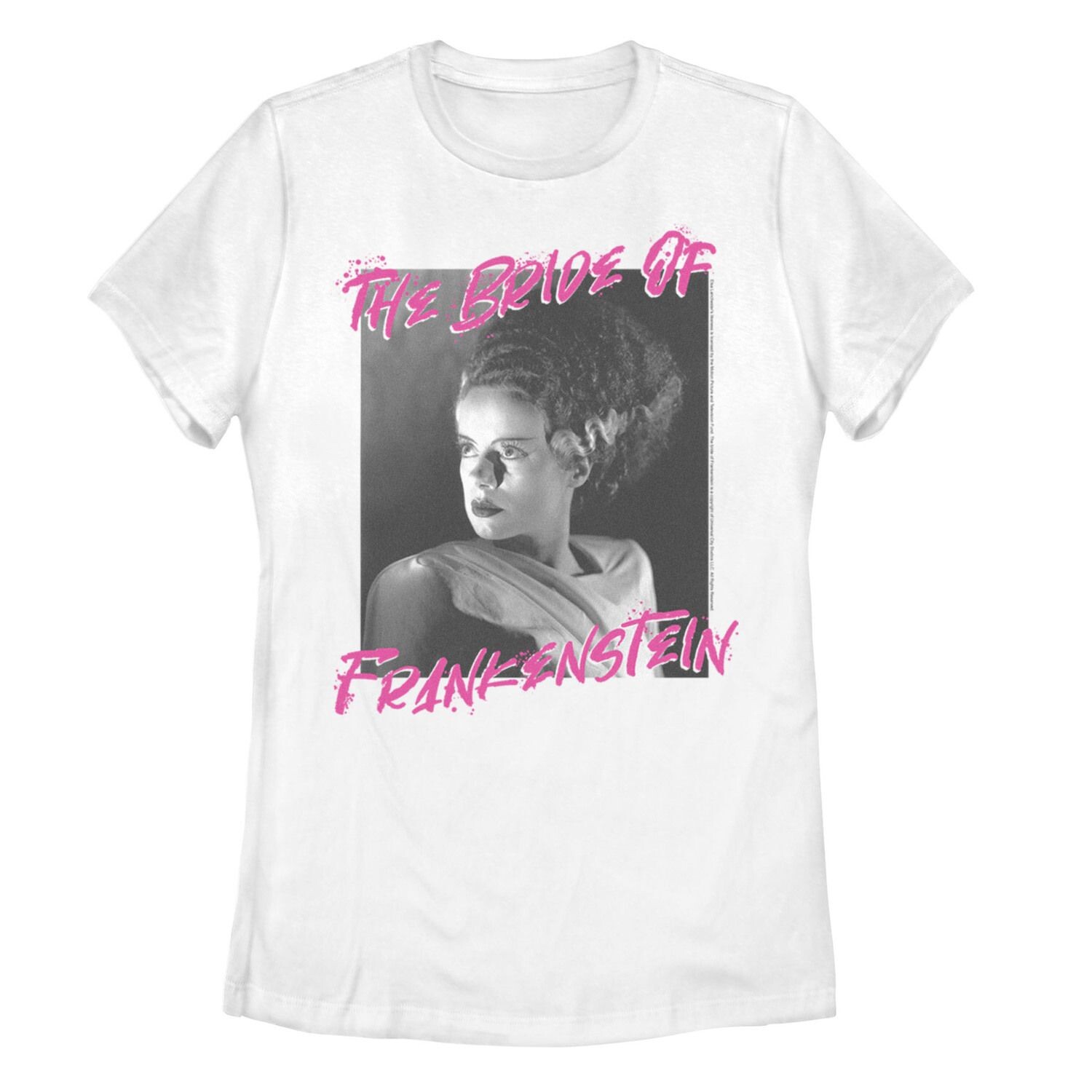 

Футболка Universal Monsters The Bride Of Frankenstein для юниоров с брызгами краски Licensed Character