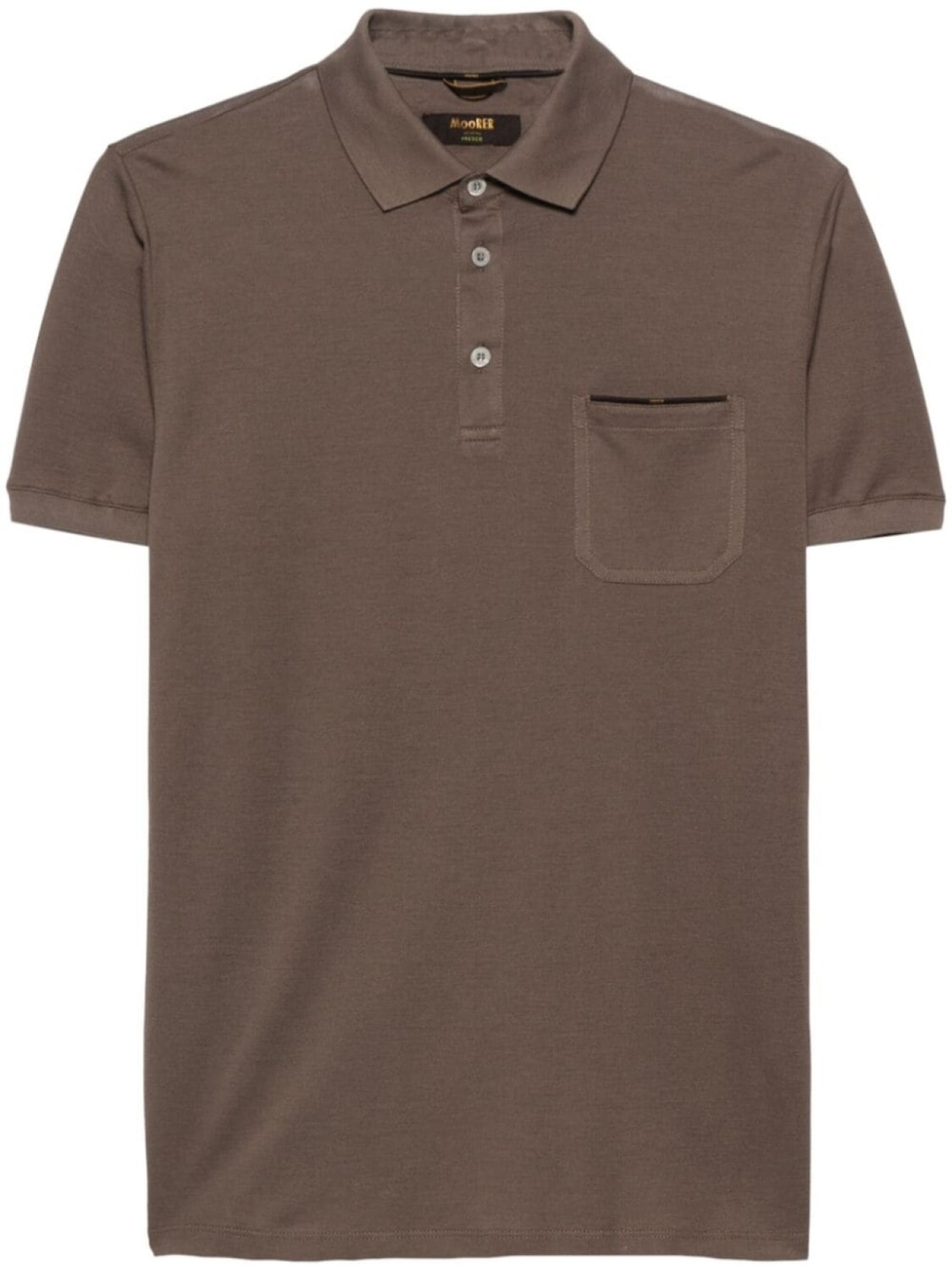 

Moorer рубашка поло из ткани пике, коричневый