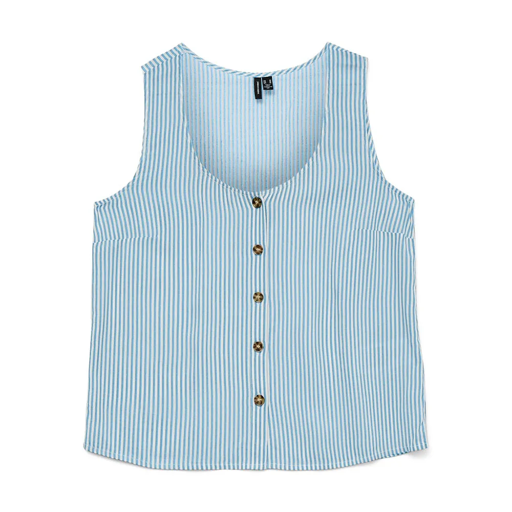 

Футболка без рукавов Vero Moda Bumpy, синий