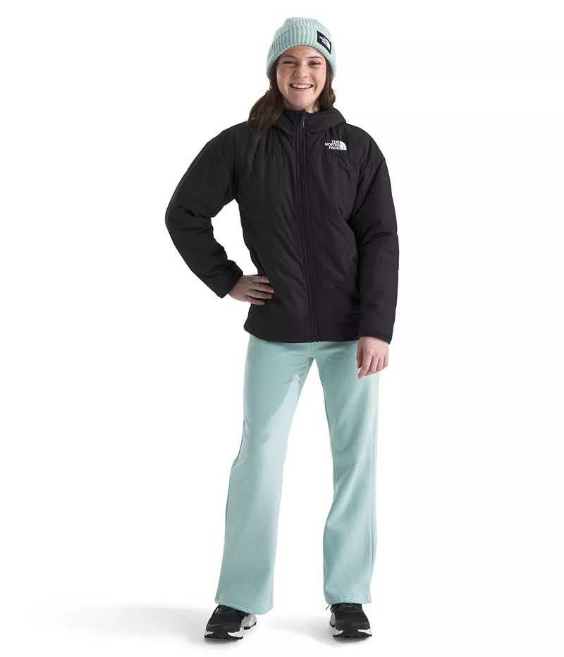 Двусторонняя короткая парка Shasta для девочек The North Face, цвет TNF Black — фото 2