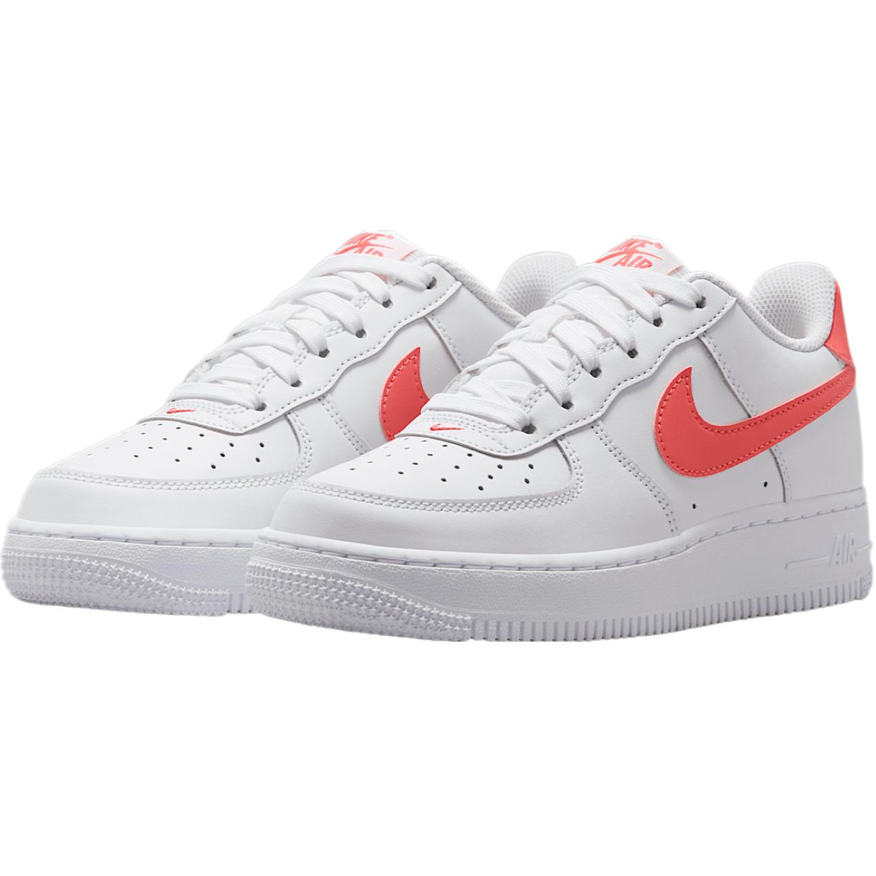 Nike Air Force 1 устойчивые к скольжению износостойкие low top детские скейтбординг кроссовки white для подростков — фото 4