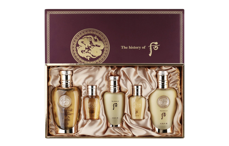 TQDan Nourishing Blossom Skincare Sets Hydrating 5 Piece Set The History Of Whoo, weather dan set monarch set — фото 2