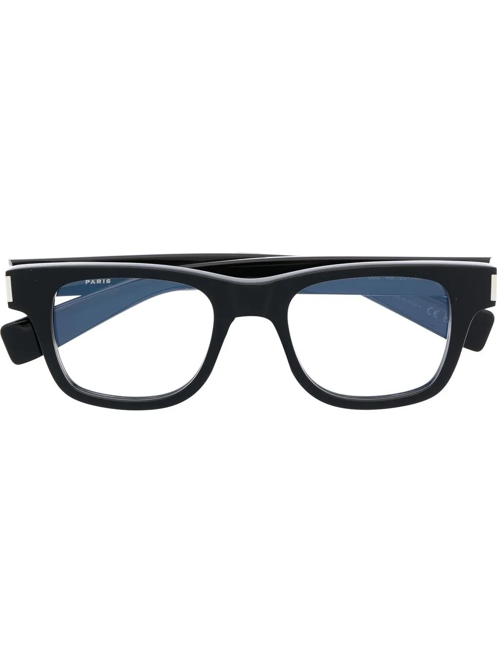 

Солнцезащитные очки в квадратной оправе Saint Laurent Eyewear, черный