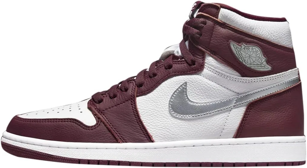 Мужские кроссовки Jordan Air 1 Mid Hi-Top NIKE, Bordeaux