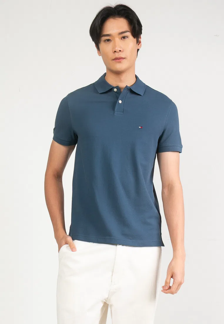 Поло, Regular Fit, 1985, Tommy Hilfiger, синий