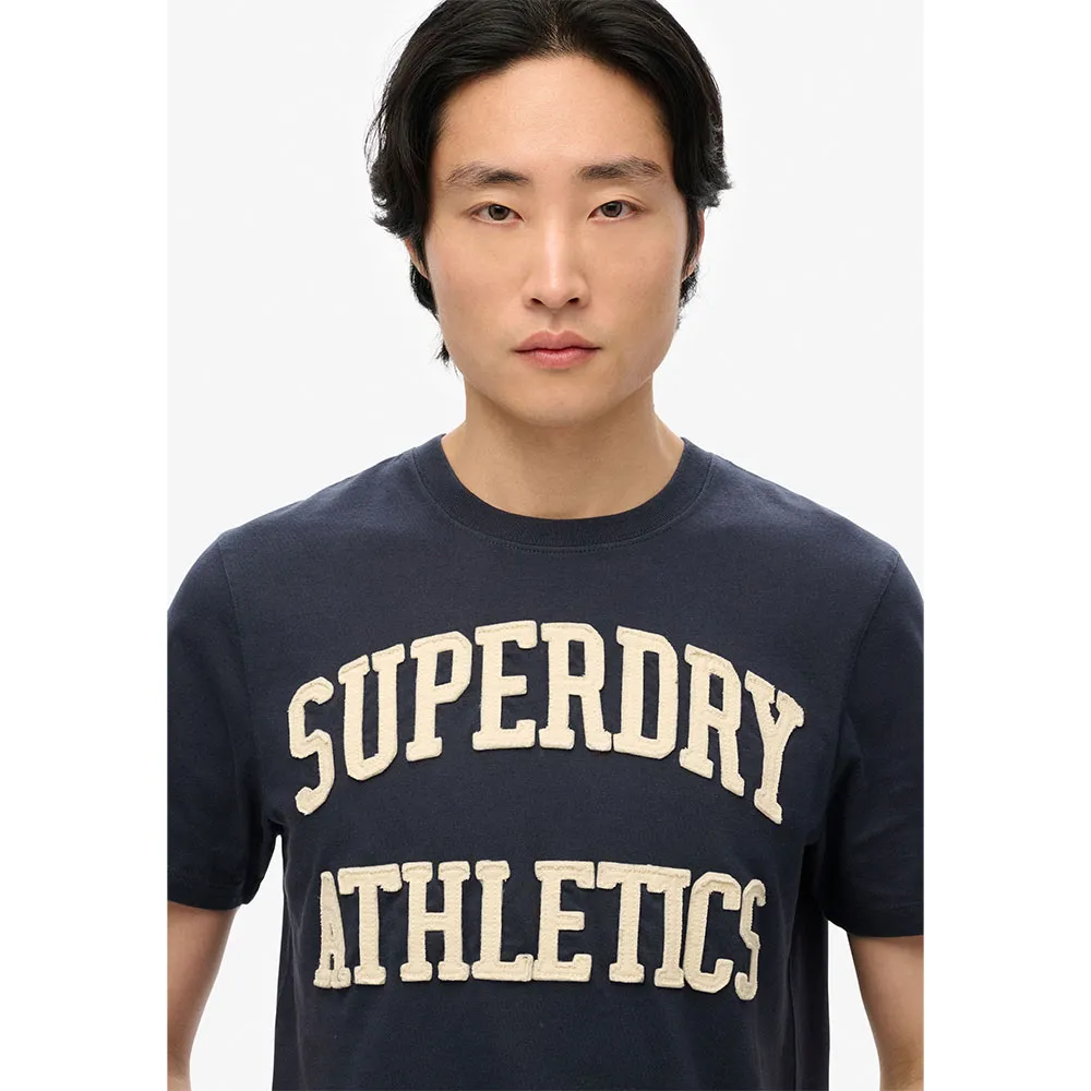 Футболка с коротким рукавом Superdry Vintage Athletic, синий — фото 3