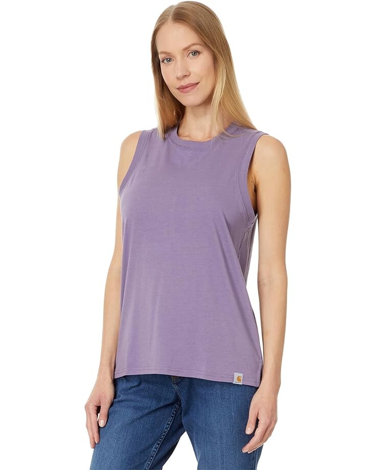 

Майка Carhartt Relaxed Fit Lightweight Tank, цвет Lavender Mist