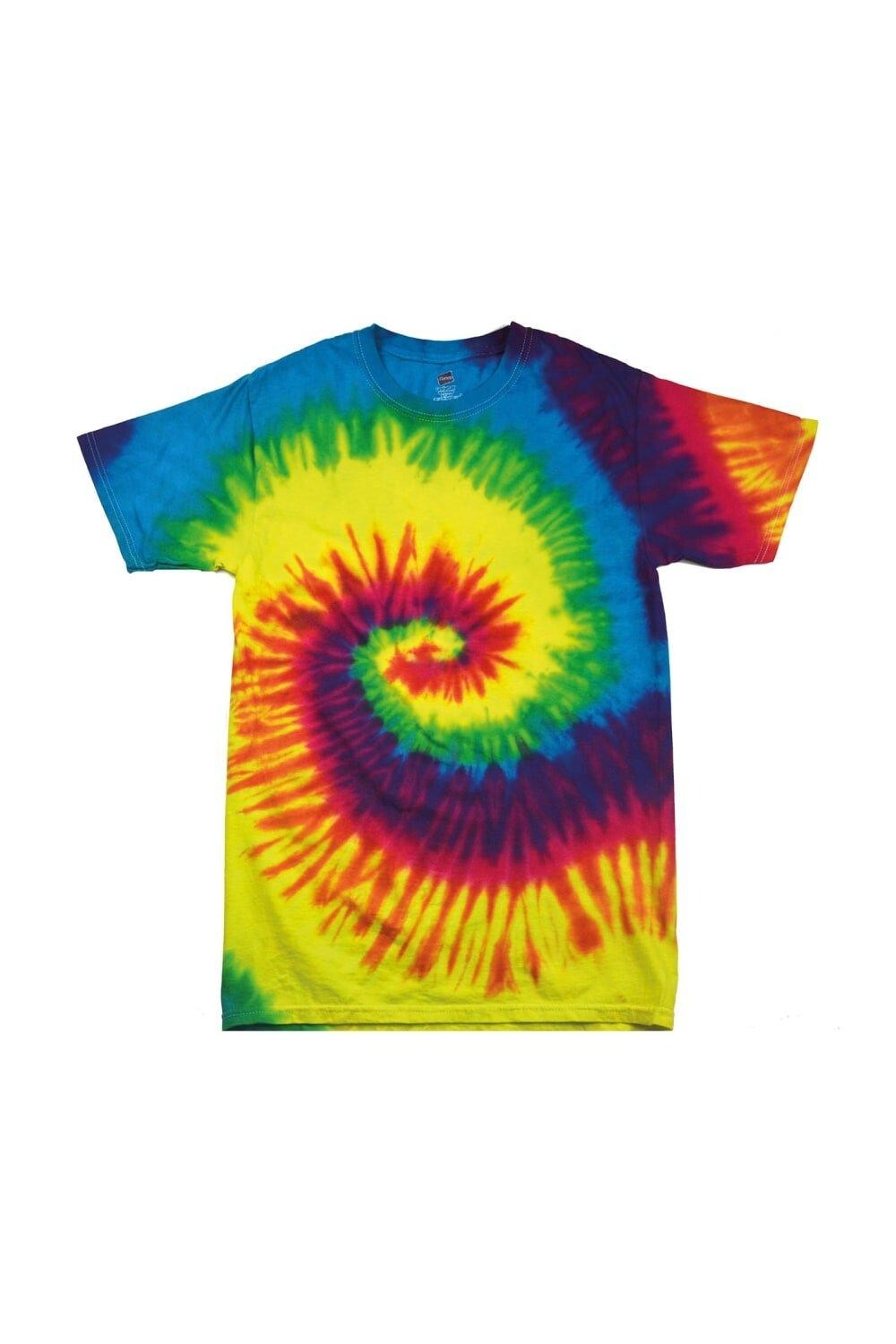 

Футболка Heavyweight с принтом Rainbow Tie Dye Colortone, мультиколор