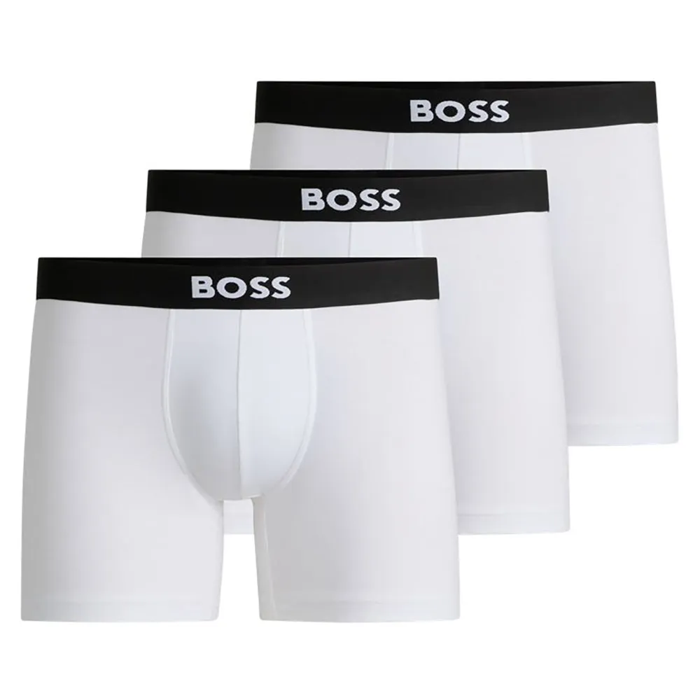 

Трусы-боксеры BOSS One 10272529 3 units, белый