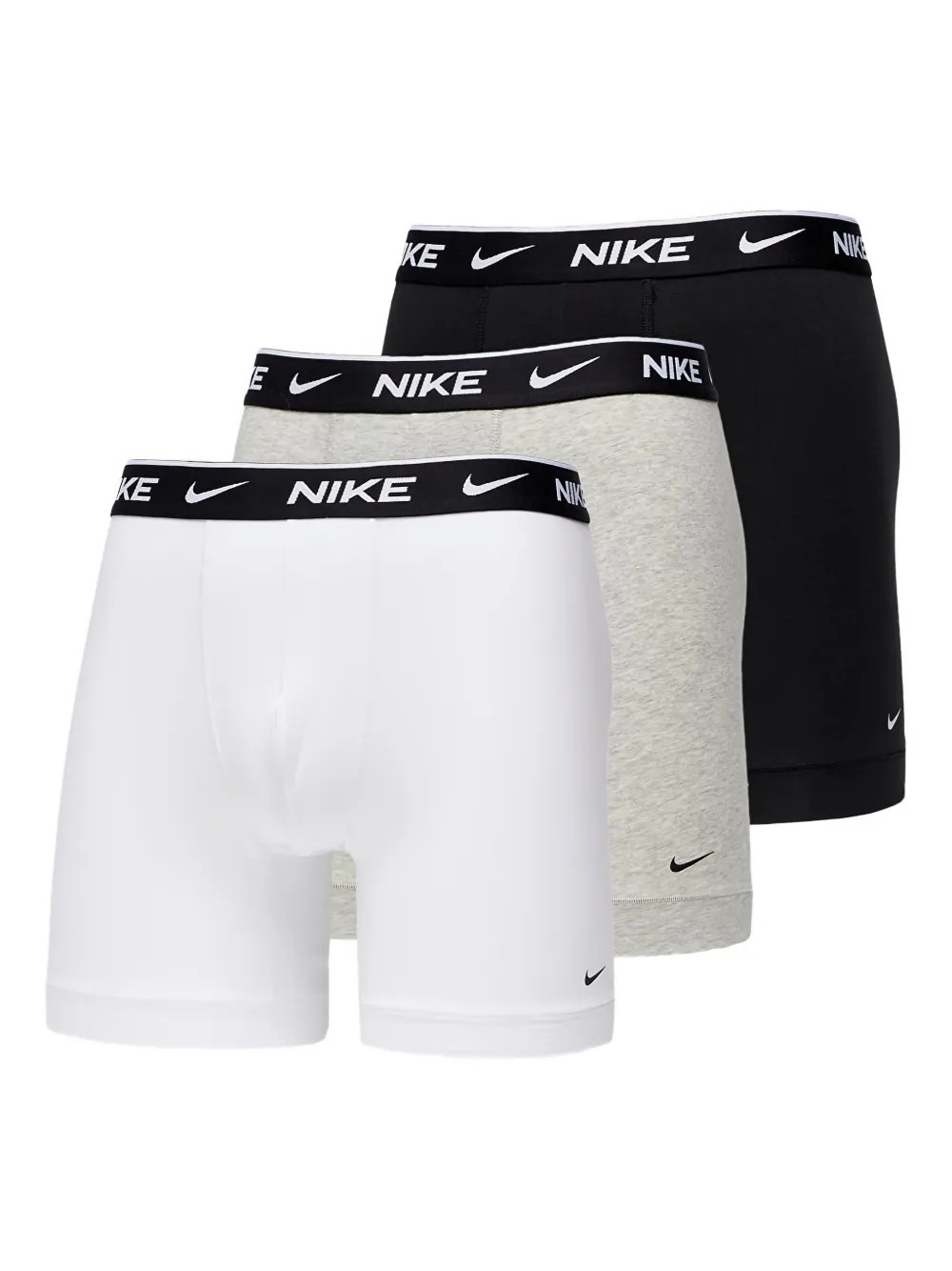 

Боксеры-трусы Dri-FIT с логотипом на поясе (упаковка из трех шт.) Nike, белый