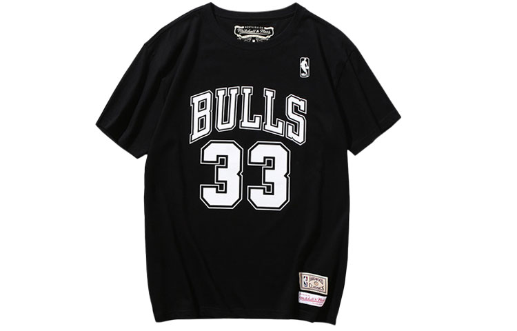 

Mitchell & Ness Футболка унисекс черная Mitchell Ness