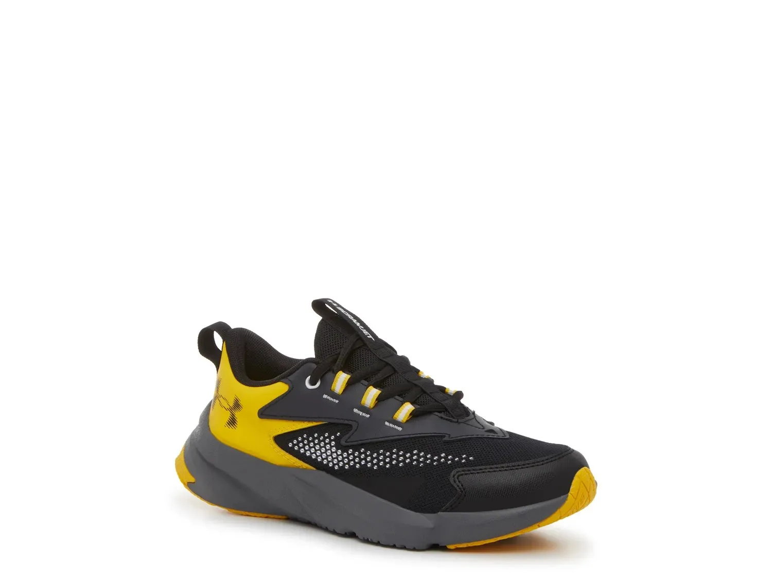 

Кроссовки Under Armour Scramjet 6 — детские, черные/желтые