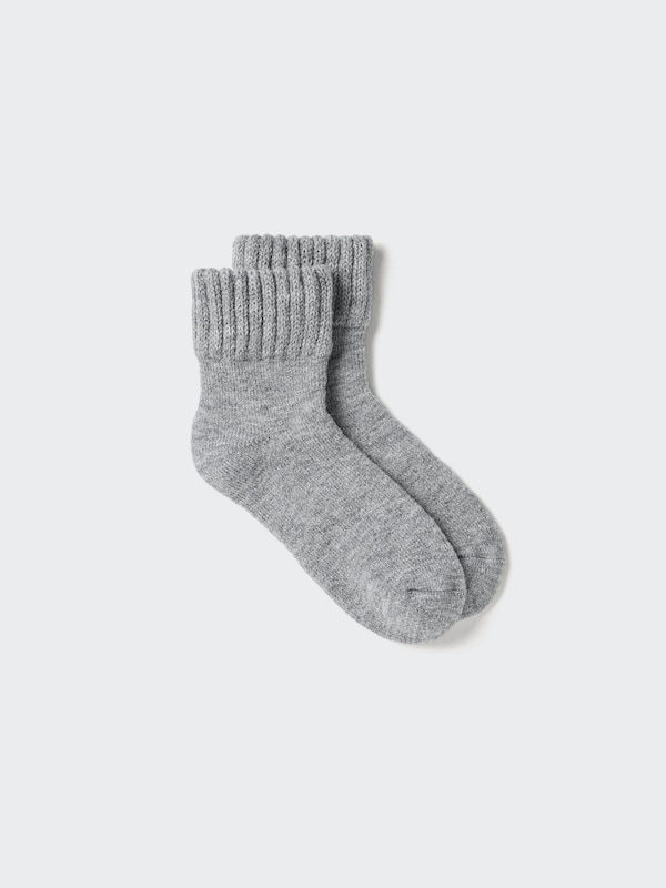 Домашние носки Heattech с ворсом Uniqlo, 05 grey