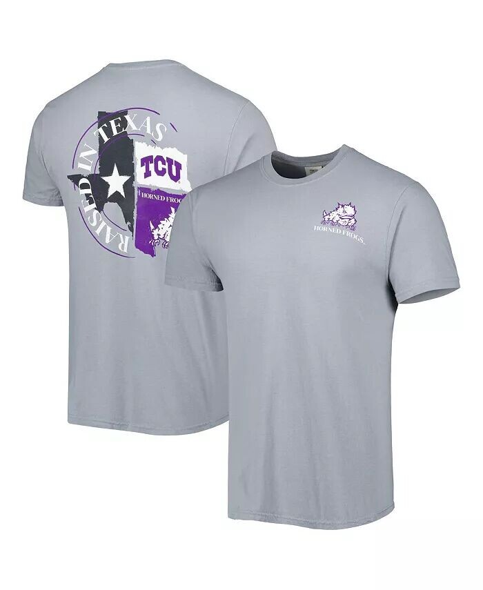 

Мужская серая футболка TCU Horned Frogs Hyperlocal Image One, серый