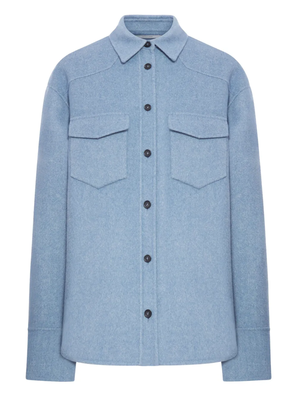 

Шерстяная рубашка SPORTMAX, синий