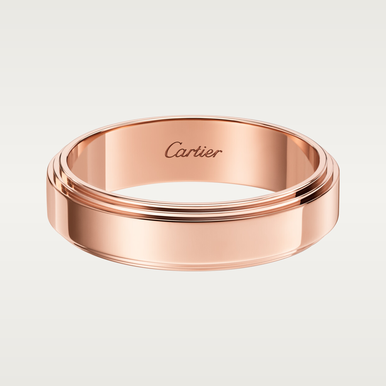 

Обручальное кольцо Cartier Alliance Cartier d'Amour, ширина 5 мм, розовое золото
