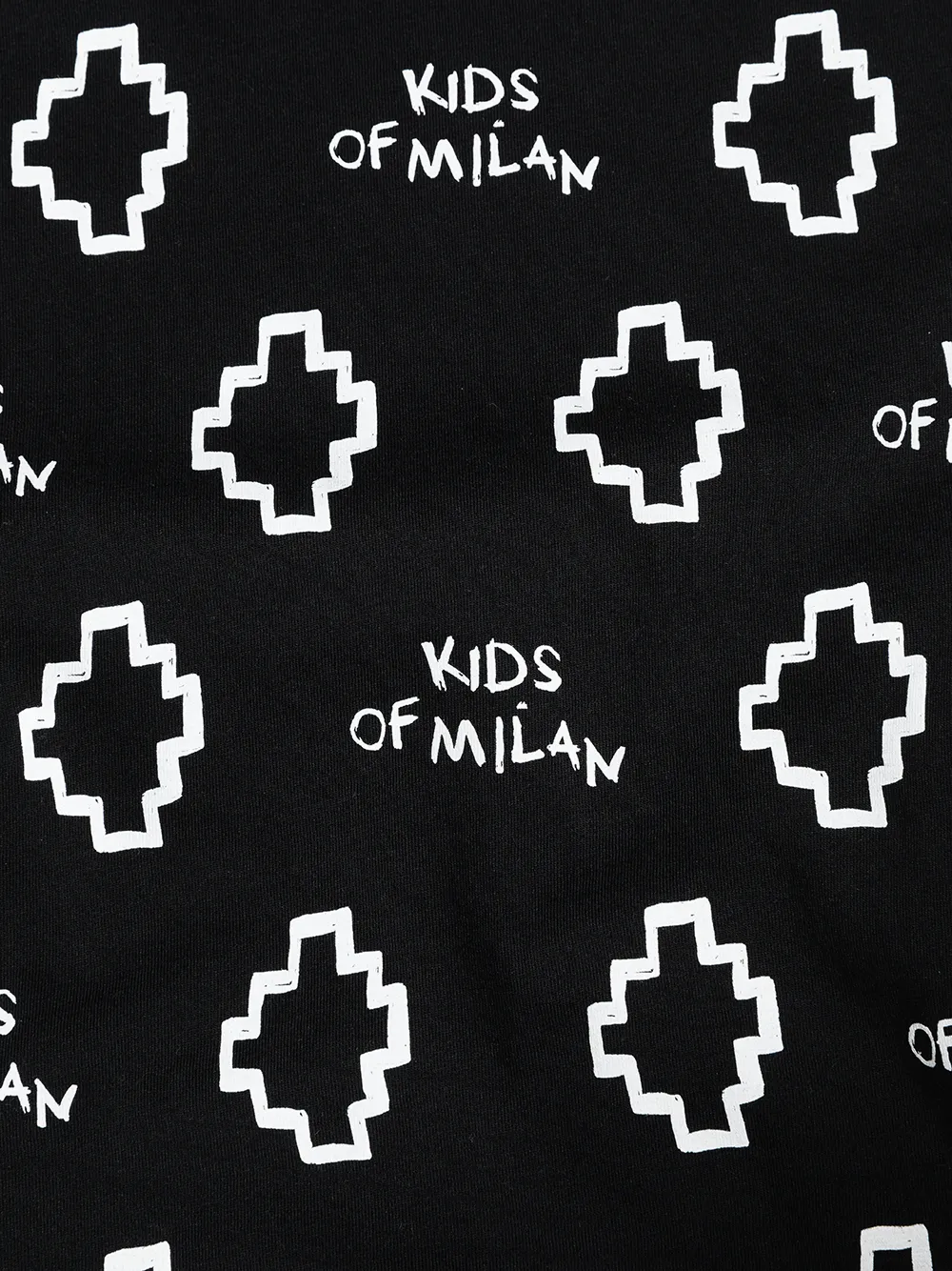 Футболка с логотипом Marcelo Burlon County Of Milan Kids, черный — фото 4