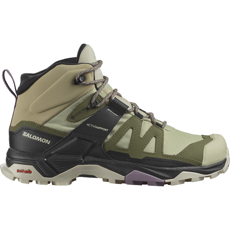

Женские туфли X Ultra 4 Mid GTX Salomon, оливковый